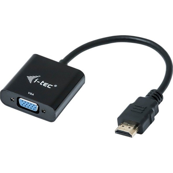 i-tec 15 cm HDMI/VGA Video Cable for Monitor, Video Device, Computer