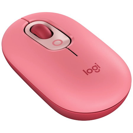 Logitech POP Mouse, Wireless Mouse with Customizable Emojis, SilentTouch Technology, Precision/Speed Scroll, Rose