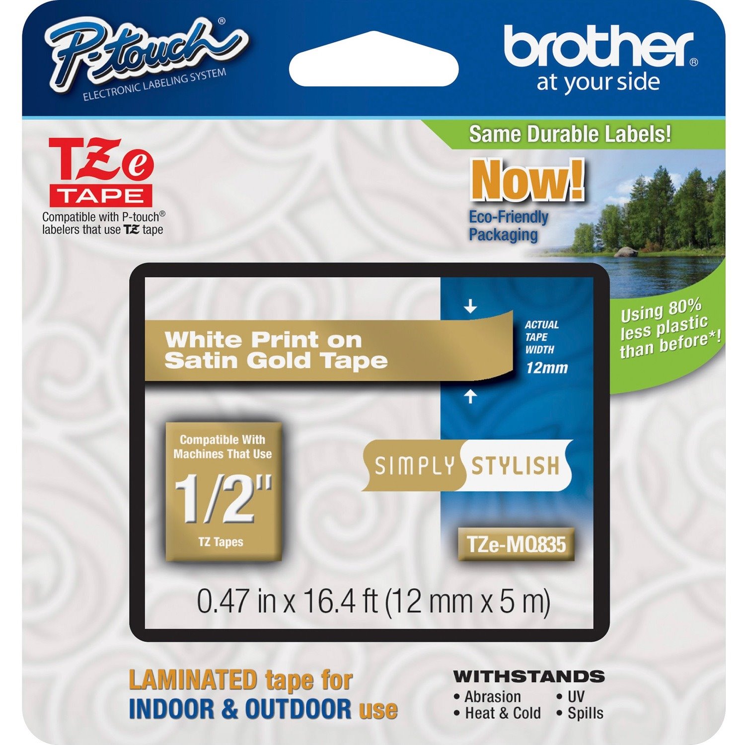 Brother P-Touch TZe Laminated Tape