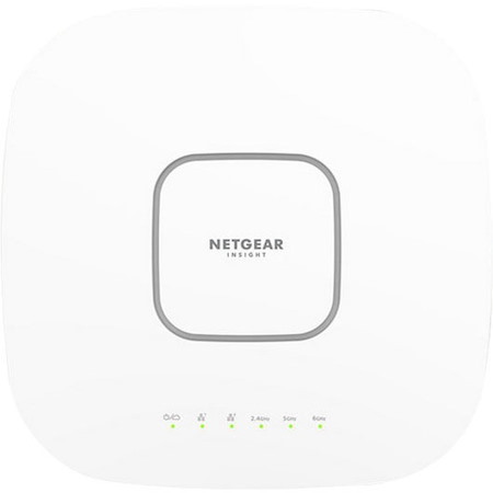 Netgear WAX630E Tri Band Wi-Fi 6E IEEE 802.11 a/b/g/n/ac/ax/i 7.80 Gbit/s Wireless Access Point - Indoor