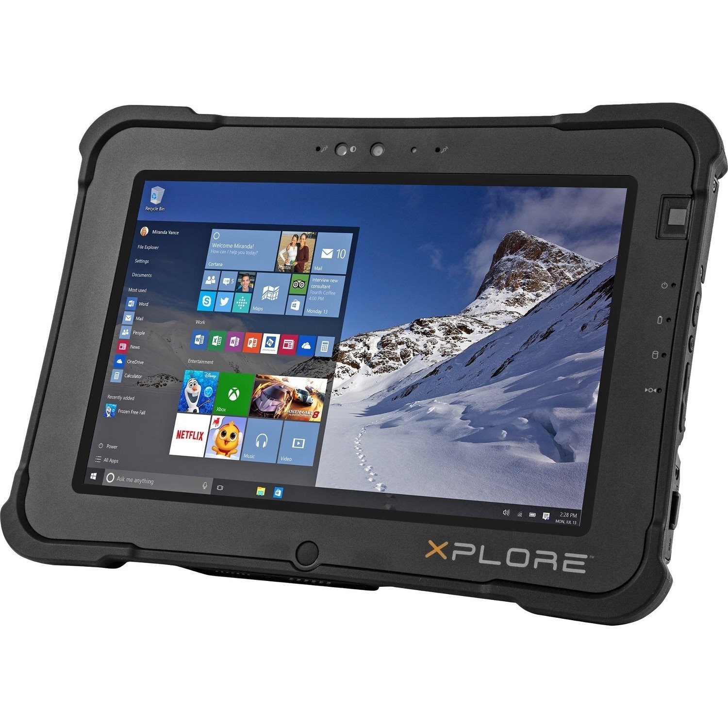 Xplore XSLATE L10 Tablet - 10.1" - Qualcomm Snapdragon 660 - 4 GB - 64 GB Storage - Android 8.1 Oreo - 4G