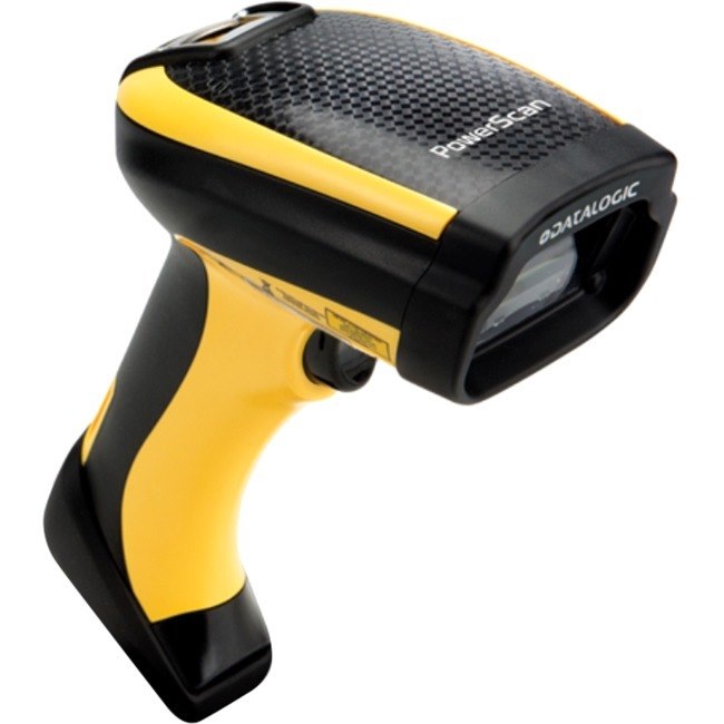 Datalogic PowerScan PBT9501 Handheld Barcode Scanner Kit - Wireless Connectivity - Yellow