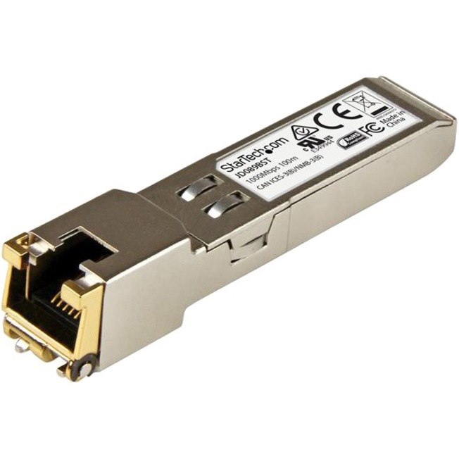 StarTech.com SFP (mini-GBIC) - 1 x RJ-45 10/100/1000Base-T Network LAN - 1 Pack