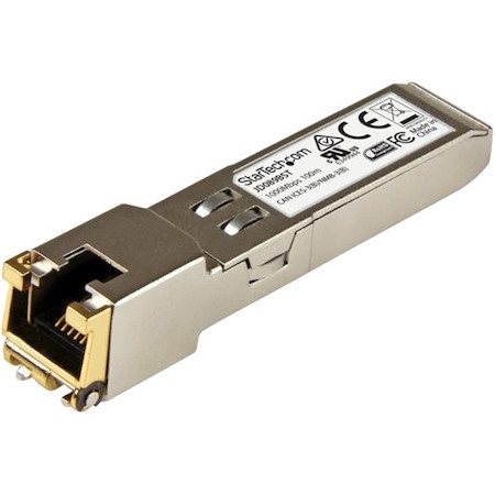 StarTech.com SFP (mini-GBIC) - 1 x RJ-45 10/100/1000Base-T Network LAN - 1 Each