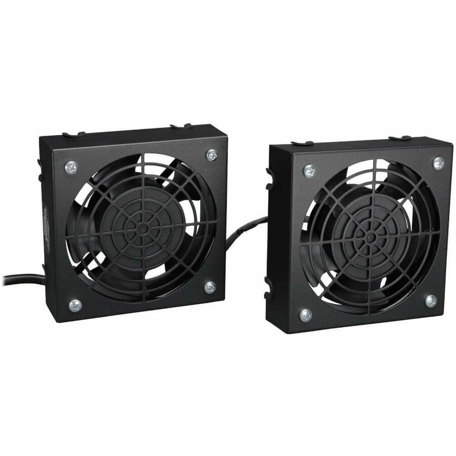 Eaton Tripp Lite Series SmartRack Wall-Mount Roof Fan Kit - Dual 230V High-Performance Fans, 210 CFM, 3 ft. (0.91 m) Cord, C14 Input