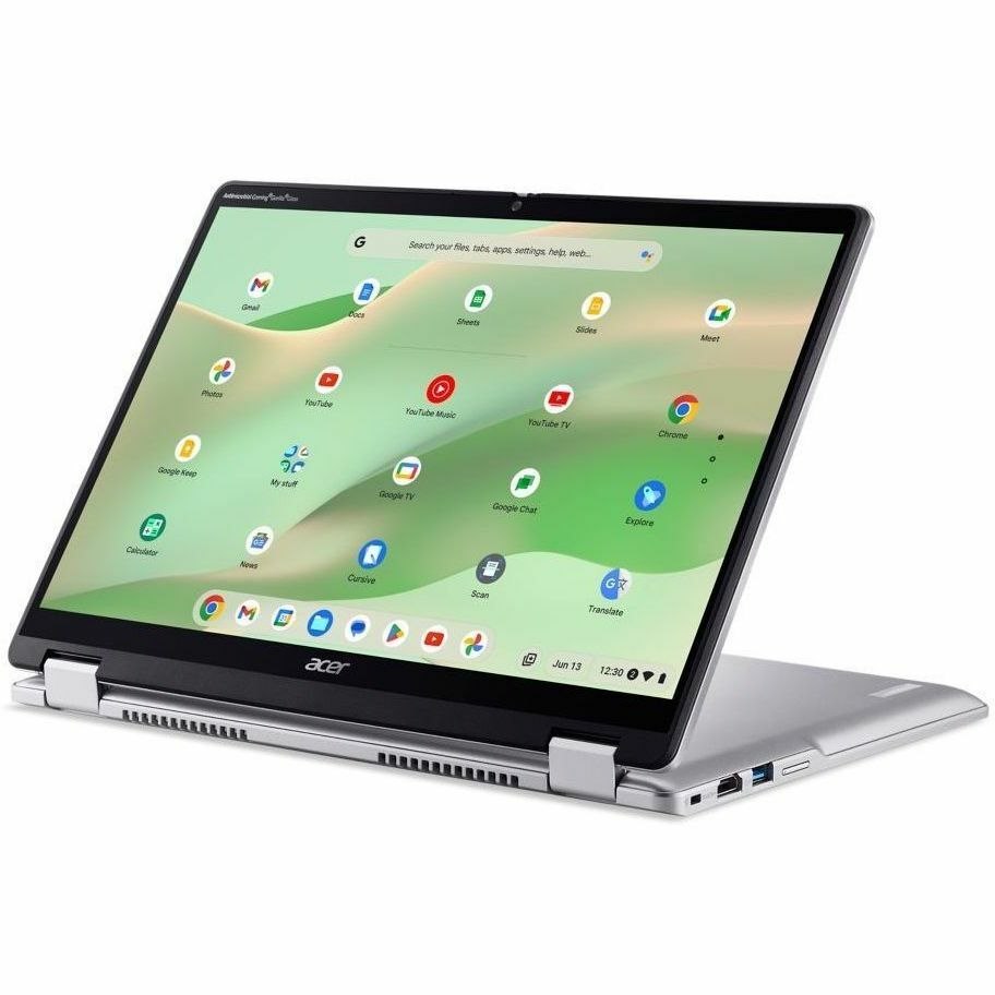 Acer Chromebook Spin 314 CP314-2HN CP314-2HN-C8ZN 35.6 cm (14") Touchscreen Convertible 2 in 1 Chromebook - WUXGA - 60 Hz - Intel N-Series N100 - 4 GB - 128 GB Flash Memory - Silver