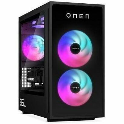 OMEN GT16-1000a GT16-1050nd Gaming-PC - AMD Ryzen 5 9600 - 16 GB - 1 TB PCI Express NVMe 4.0 SSD - Toren - Shadow zwart, Metaal