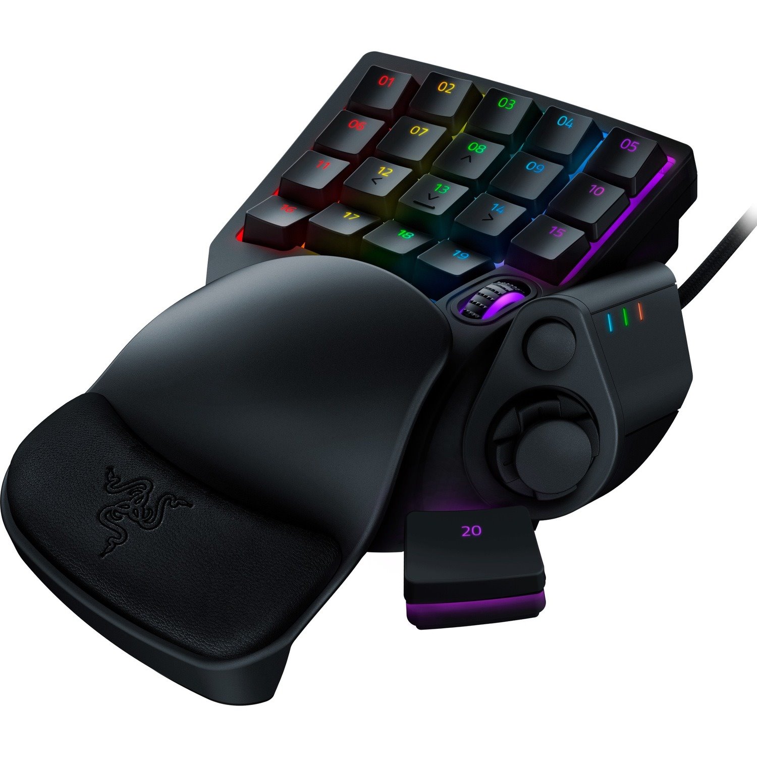 Razer Tartarus Pro Gaming Keypad - Cable Connectivity - USB Interface - RGB LED - Black