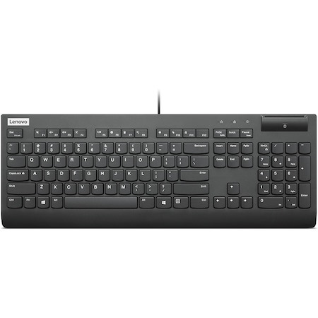 Lenovo Keyboard - Cable Connectivity - USB Interface - English (US) - Black