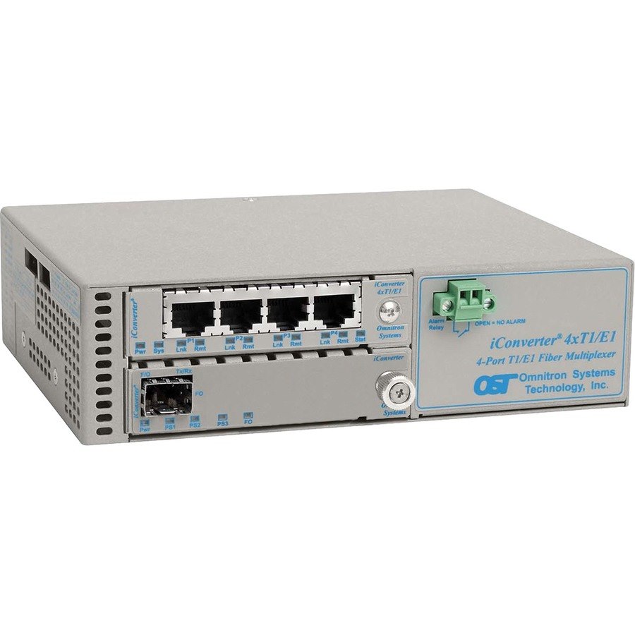 Omnitron Systems iConverter 4-Port T1/E1 Multiplexer