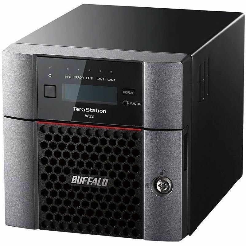 BUFFALO TeraStation WS5220DN 2-Bay Windows Server IoT 2025 Desktop NAS 8TB (2x4TB) HDD Included TAA Compliant