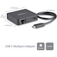 StarTech.com USB Type C Docking Station for Notebook - Black - TAA Compliant