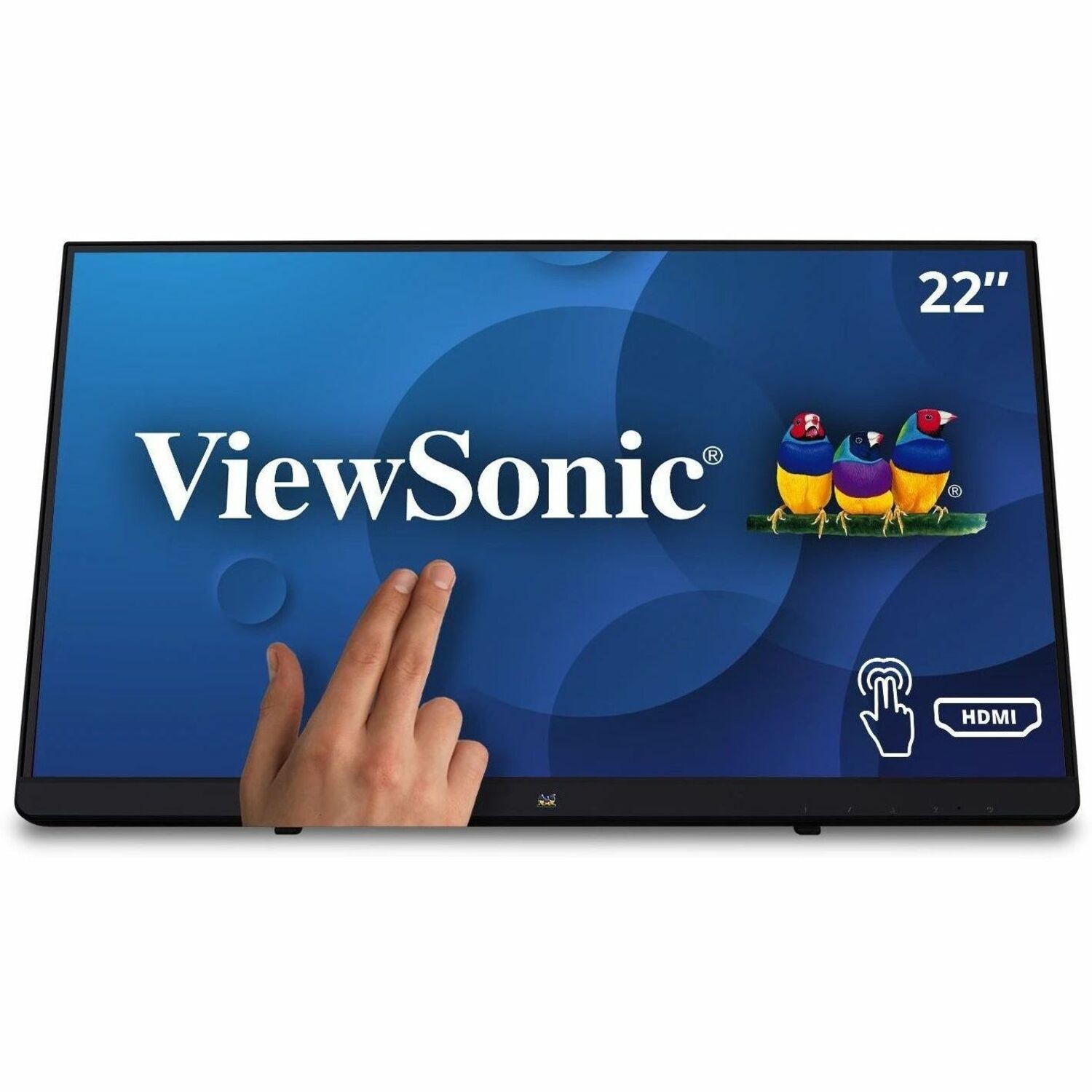 ViewSonic TD2230 22" Klasse LCD aanraakscherm monitor - 16:9 - 5 ms