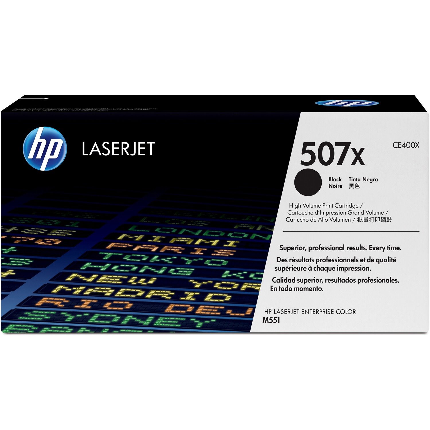 HP 507X Original High Yield Laser Toner Cartridge - Black - 1 Each