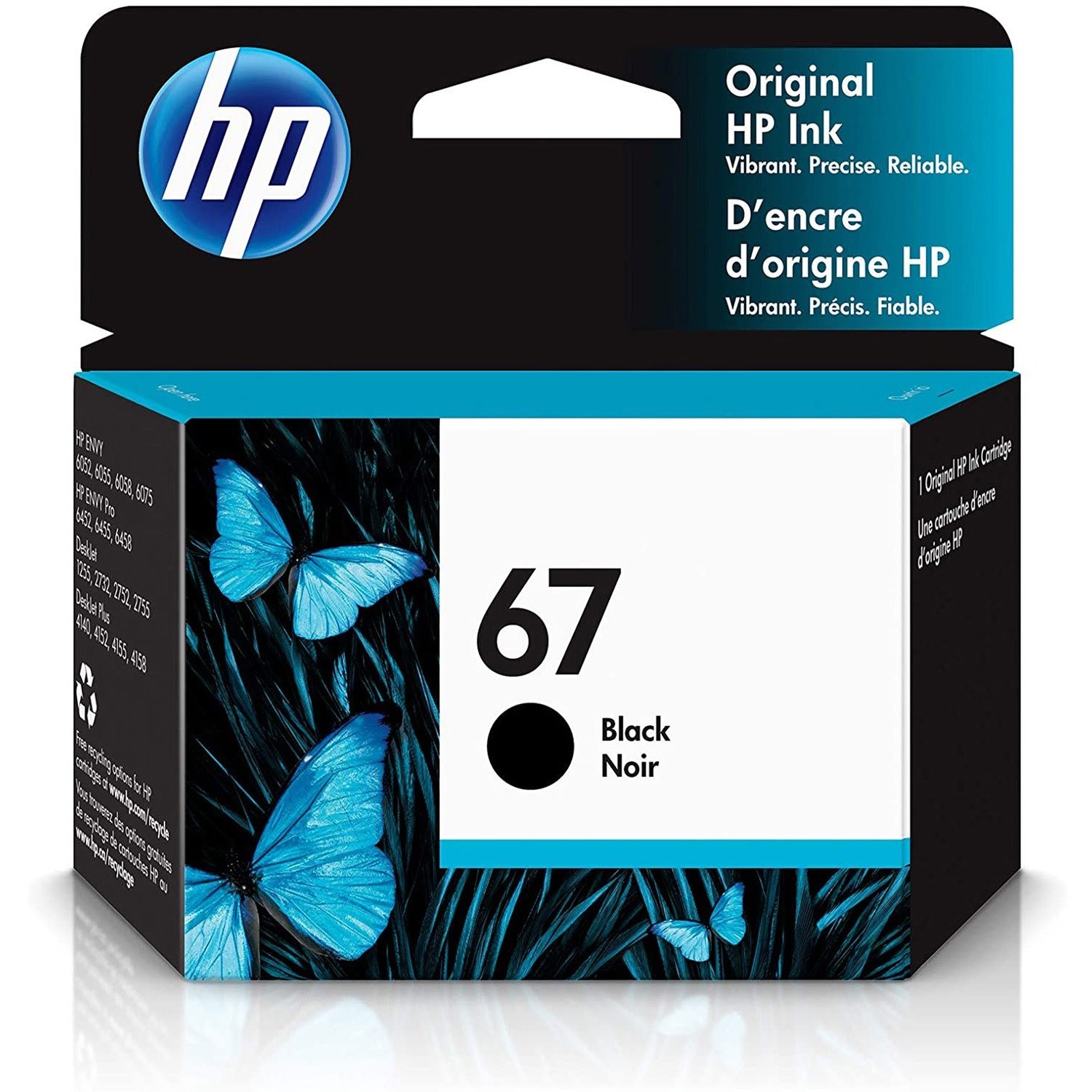 HPI SOURCING - NEW 67 Original Standard Yield Inkjet Ink Cartridge - Black - 1 Each