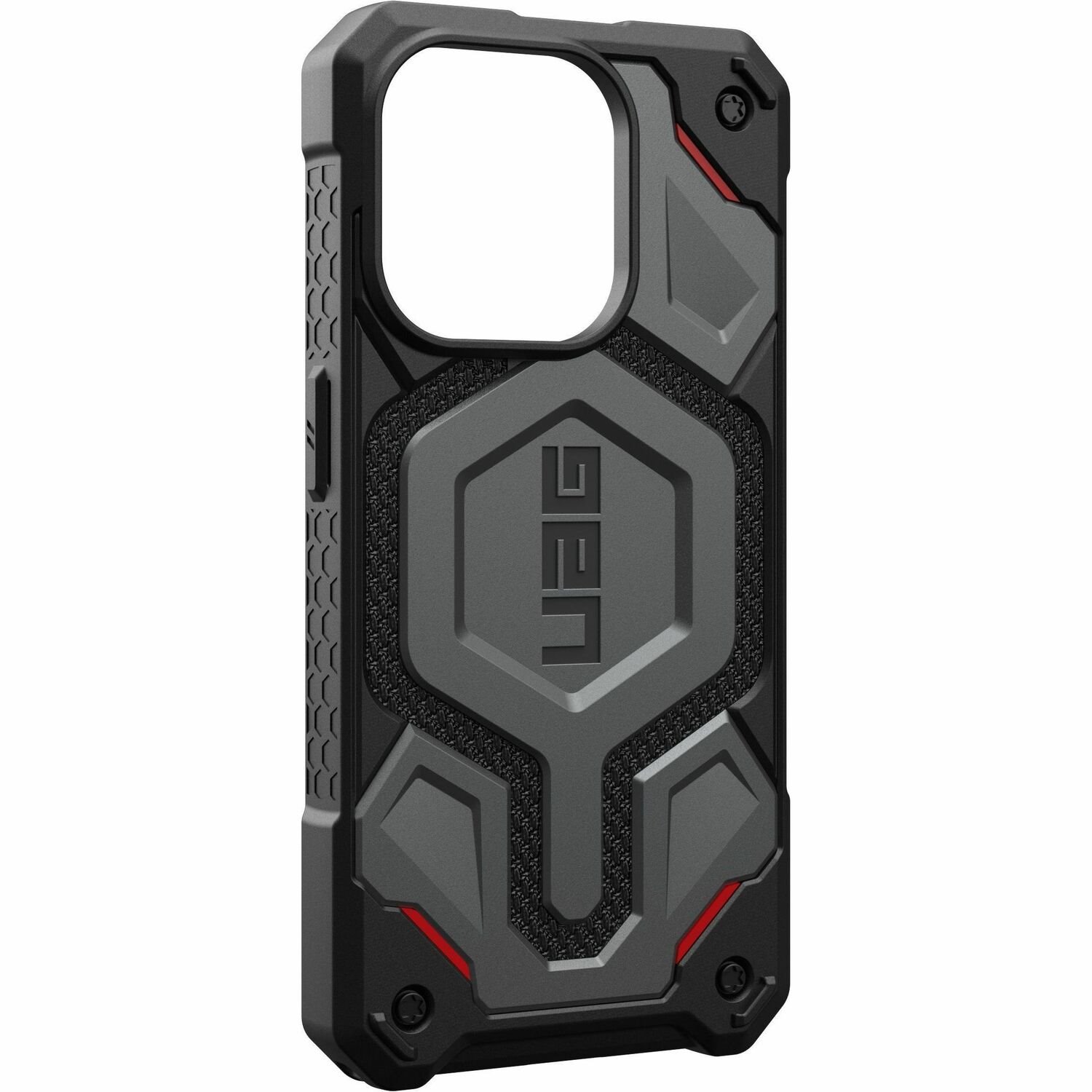 Urban Armor Gear Monarch Pro Kevlar&reg; iPhone 15 Pro Case - Kevlar Silver