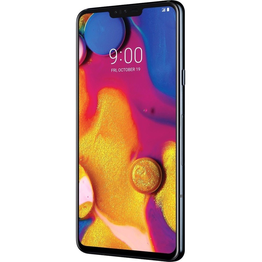 LG V40 ThinQ 64 GB Smartphone - 6.4" OLED QHD+ 3120 x 1440 - Quad-core (4 Core) 2.80 GHz Quad-core (4 Core) 1.70 GHz - 6 GB RAM - Android 8.1 Oreo - 4G - Aurora Black