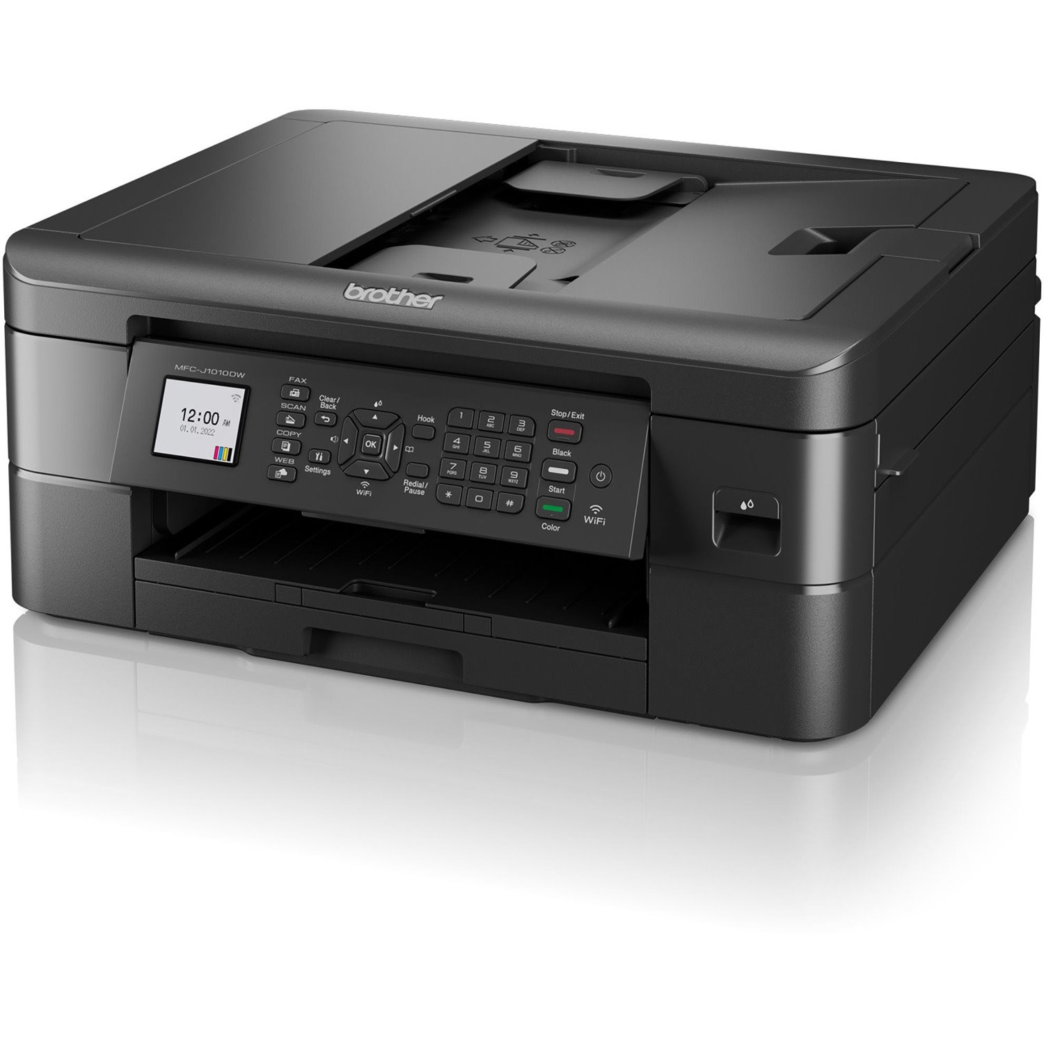 Brother MFC-J1010DW Wireless Inkjet Multifunction Printer - Colour