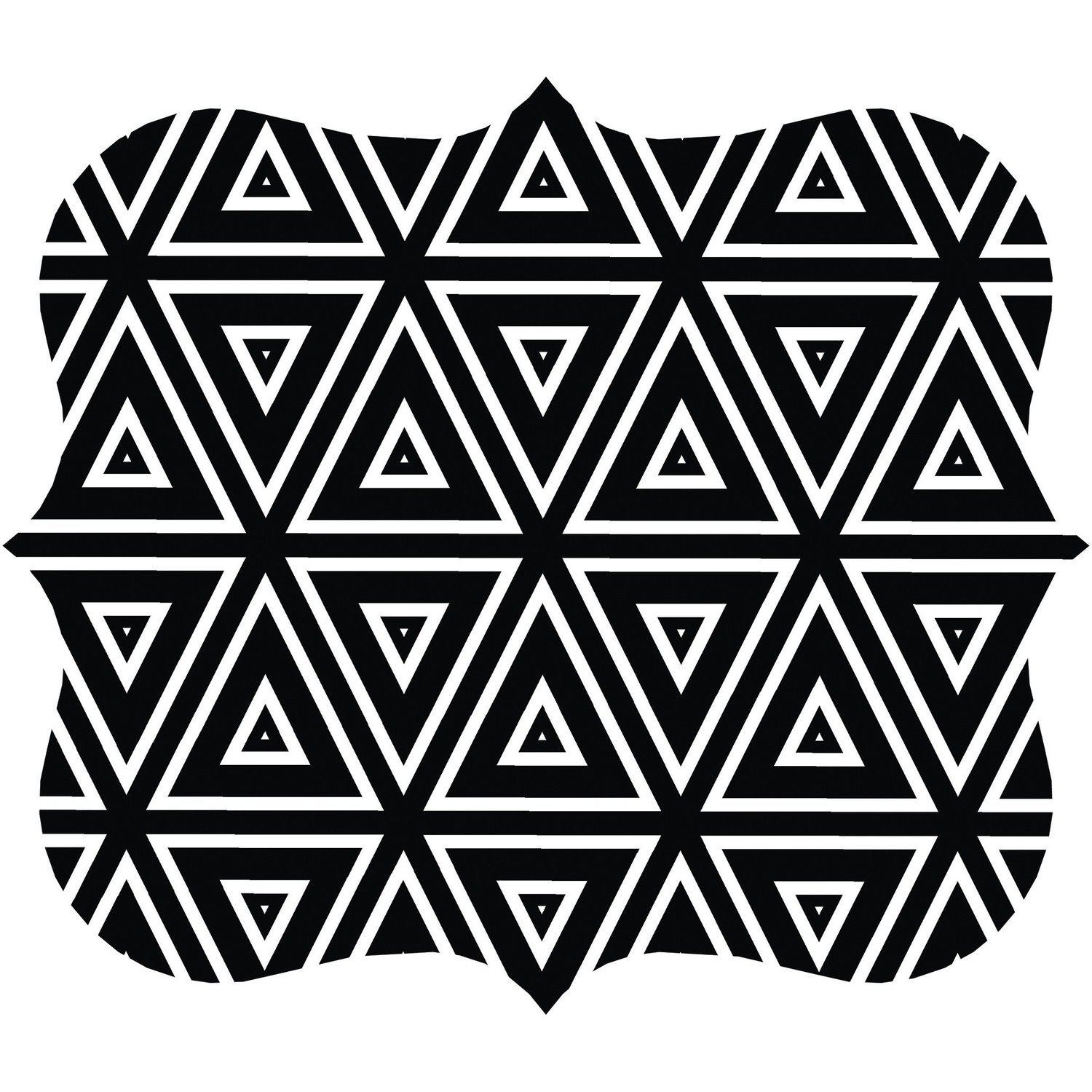 Fellowes Designer Mouse Pad - Geometric Triangles