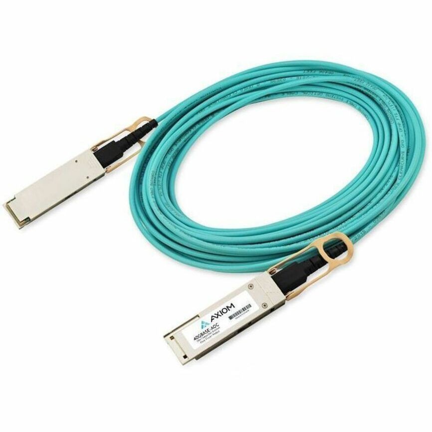 Axiom 400GBASE-AOC OSFP to 2 QSFP56 Active Optical Cable Nvidia Comp. 10m