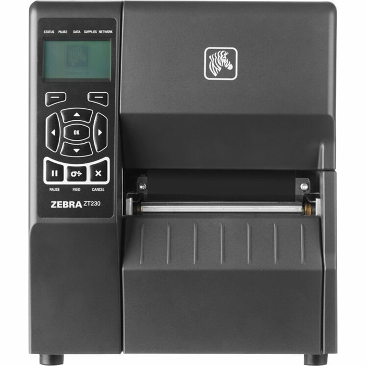 Zebra ZT230 Industrial Direct Thermal Printer - Monochrome - Label Print - Fast Ethernet - USB - Serial