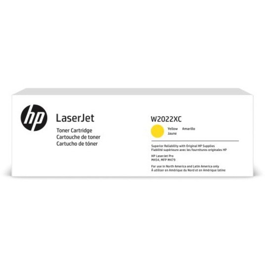 HP 414XC Ylw Contract LaserJet Toner Crtg