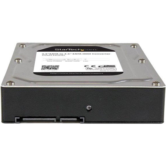 StarTech.com 2.5" to 3.5" SATA Aluminum Hard Drive Adapter Enclosure with SSD / HDD Height up to 12.5mm