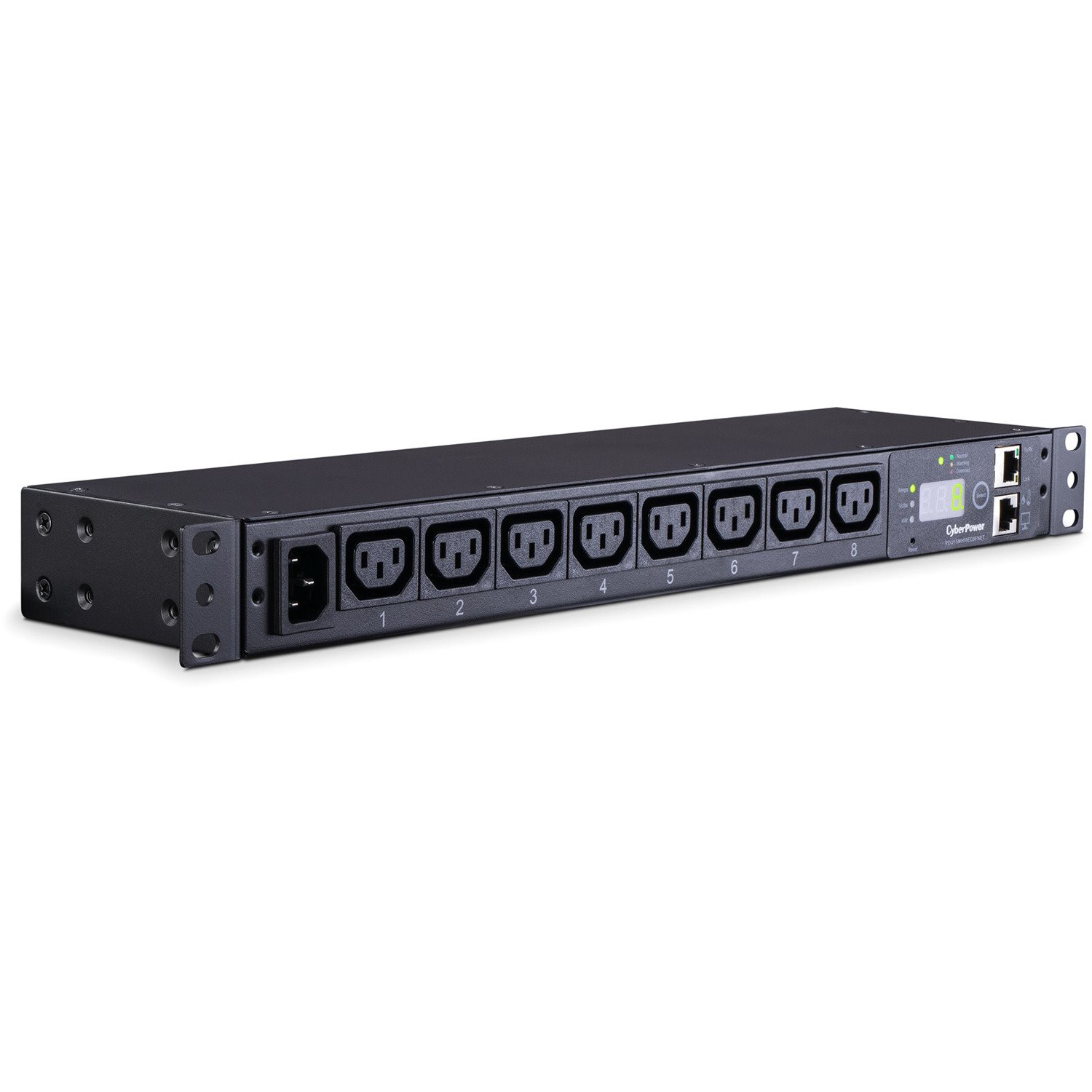 CyberPower Monitored PDU RM 1U PDU15MHVIEC8FNET 15A 8-Outlet