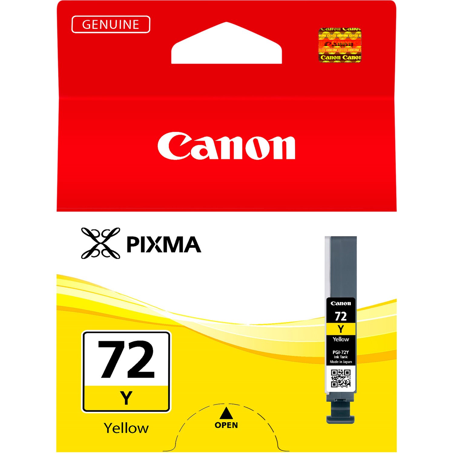 Canon LUCIA PGI-72Y Original Inkjet Ink Cartridge - Yellow - 1 Pack