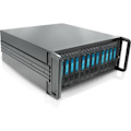 RAIDage JAGE412HDBL Drive Enclosure 12Gb/s SAS, SATA/600 - Mini-SAS HD Host Interface - 4U Rack-mountable - Black, Blue