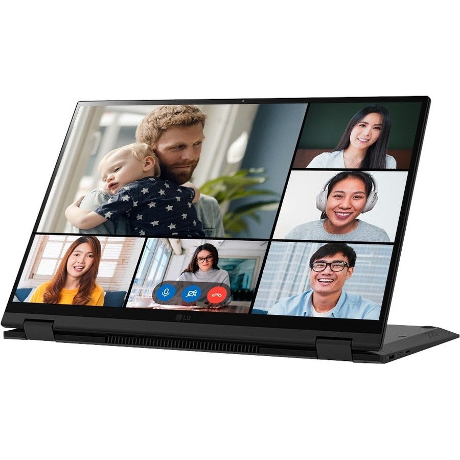 LG gram 16T90Q-K.AA75A9 16" Touchscreen Convertible 2 in 1 Notebook - WQXGA - Intel Core i7 12th Gen i7-1260P - Intel Evo Platform - 16 GB - 512 GB SSD - English, French Keyboard