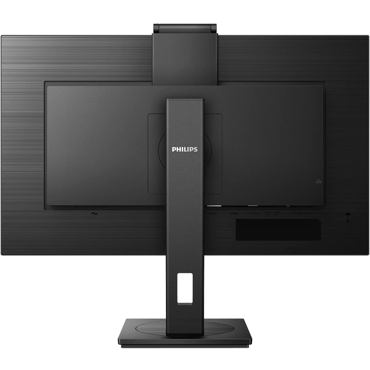 Philips 272S1MH 27" Class Webcam Full HD Curved Screen LCD Monitor - 16:9 - Textured Black