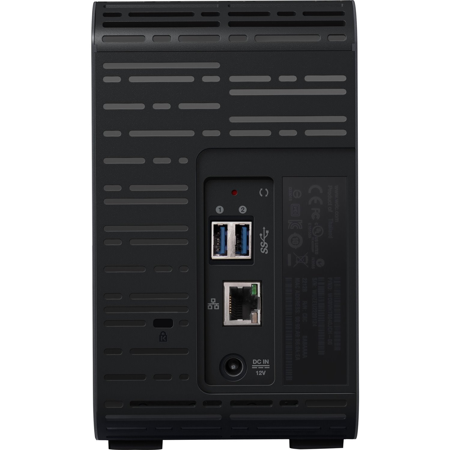 WD My Cloud EX2 Ultra WDBVBZ0040JCH 2 x Total Bays NAS Storage System - 4 TB HDD - Marvell Armada 385 385 Dual-core (2 Core) 1.30 GHz - 1 GB RAM - DDR3 SDRAM Desktop