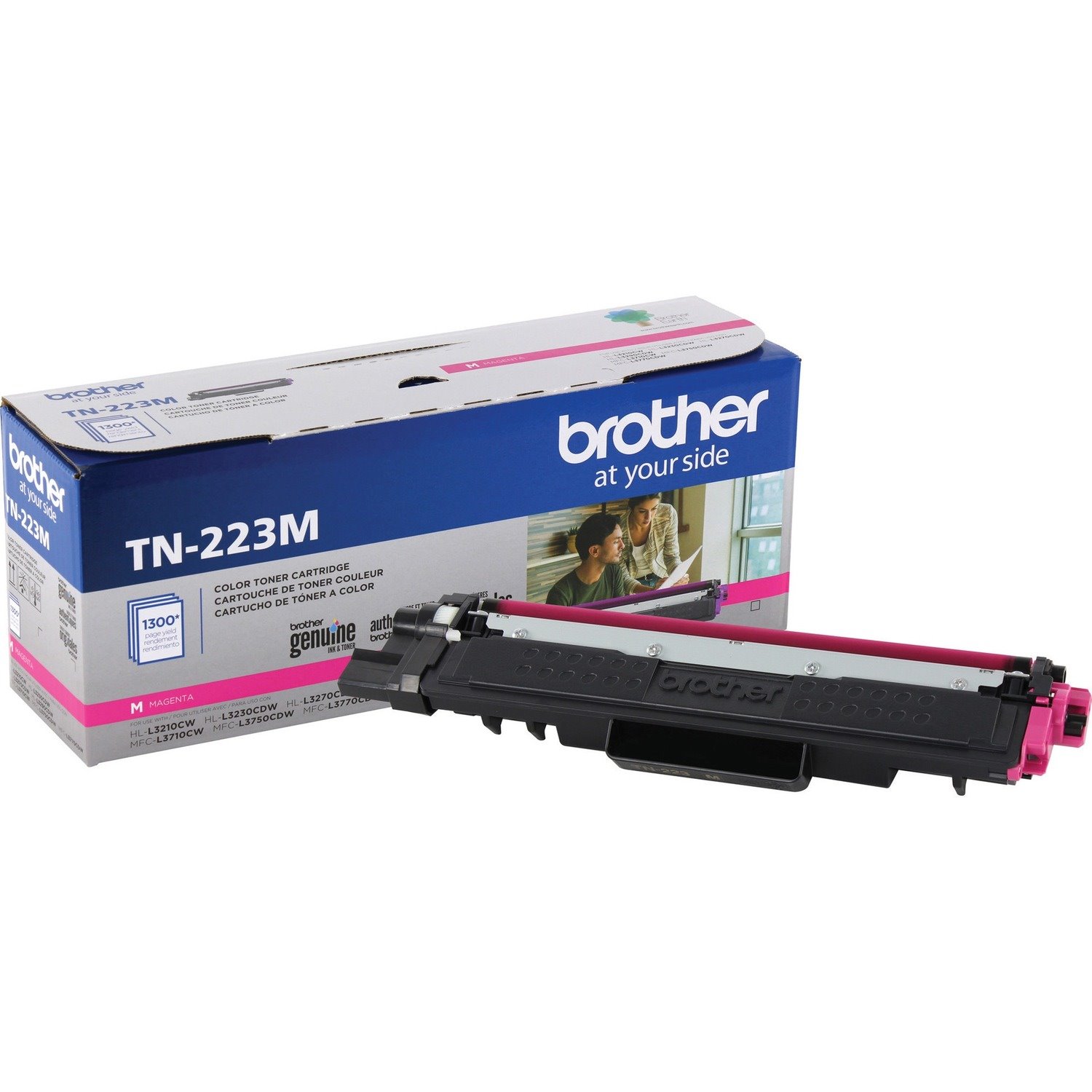 Brother Genuine TN-223M Standard Yield Magenta Toner Cartridge