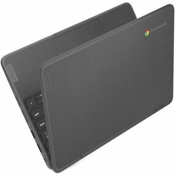 Lenovo 300e Yoga Chromebook Gen 4 82W2000AUS 11.6" Touchscreen Convertible 2 in 1 Chromebook - HD - Octa-core (ARM Cortex A76 + Cortex A55) - 4 GB - 32 GB Flash Memory - English Keyboard - Graphite Gray