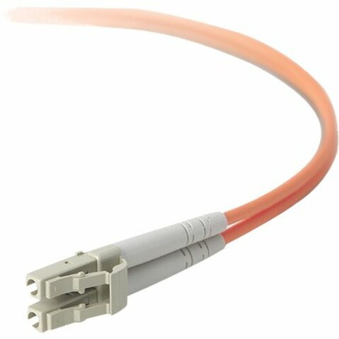 Belkin Fiber Optic Cable, 10GB/100GB Aqua Multimode LC/LC Duplex, 50/125 OM4