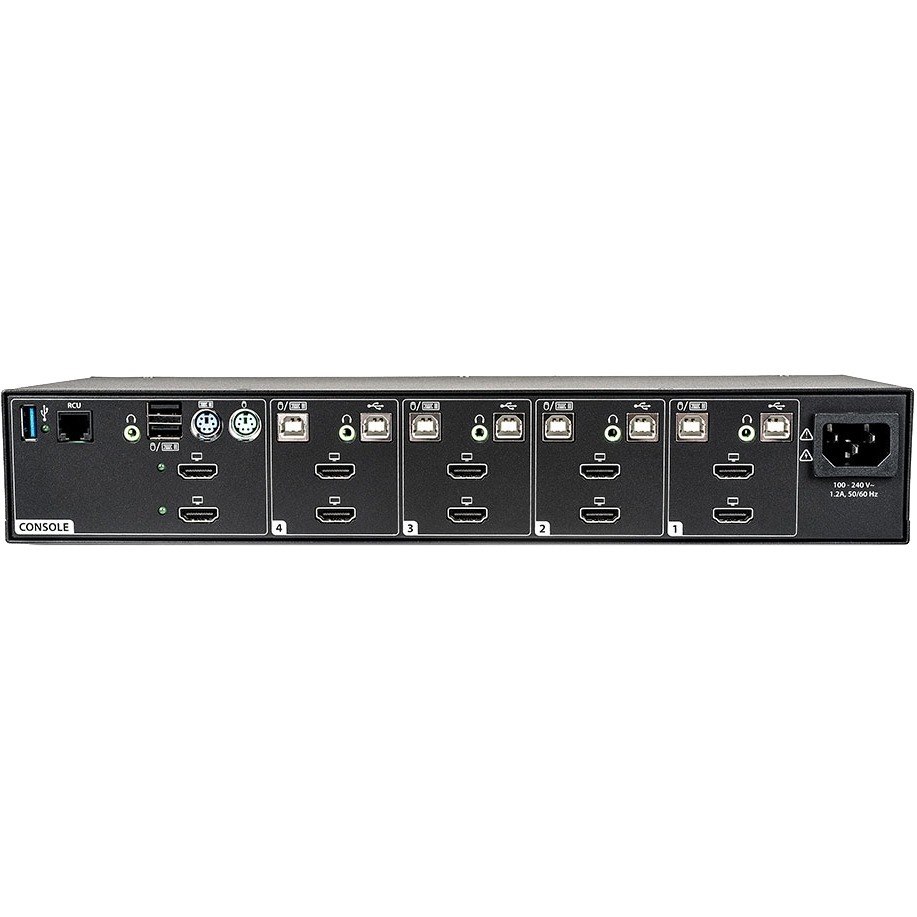 Vertiv Cybex SC945H Secure KVM | Dual Head | 4 Port | HDMI | NIAP| 4K | USB| DPP