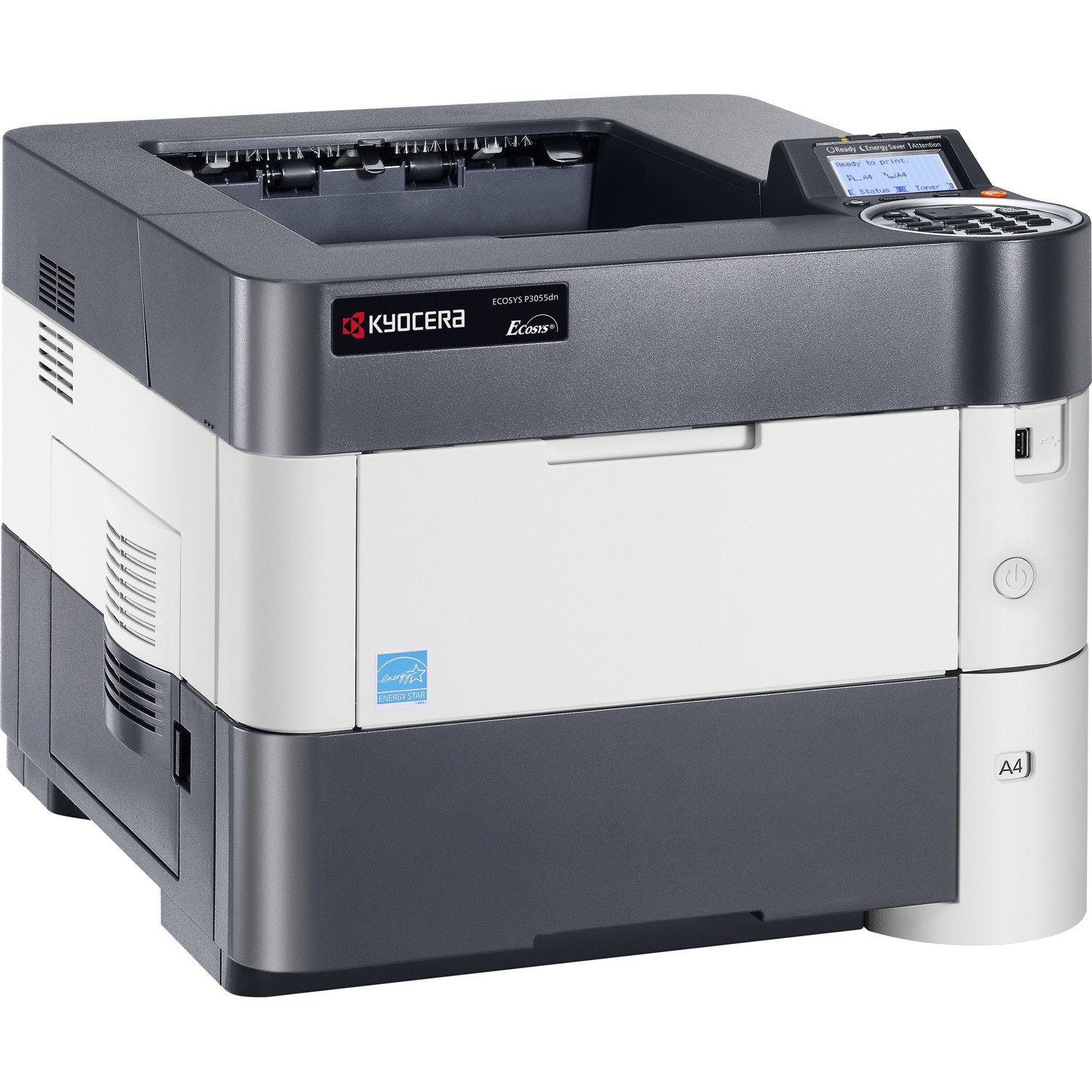 Kyocera Ecosys P3055dn Desktop Laser Printer - Monochrome