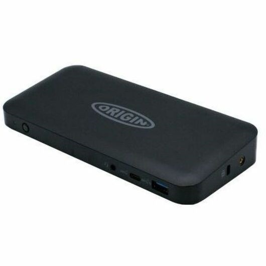 Origin USB 3.2 Gen 1 (3.1 Gen 1) Type-C Docking Station for Speaker, Microphone, Solid State Drive, Notebook - Charging Capability - Black