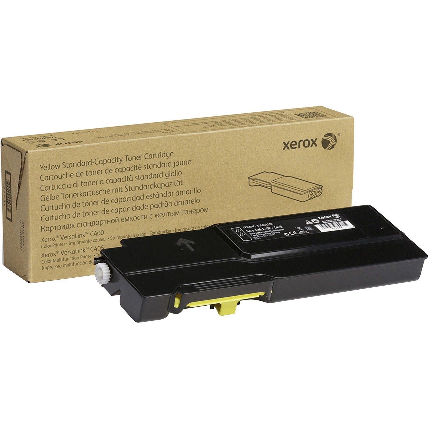 Xerox Original Standard Yield Laser Toner Cartridge - Yellow Pack