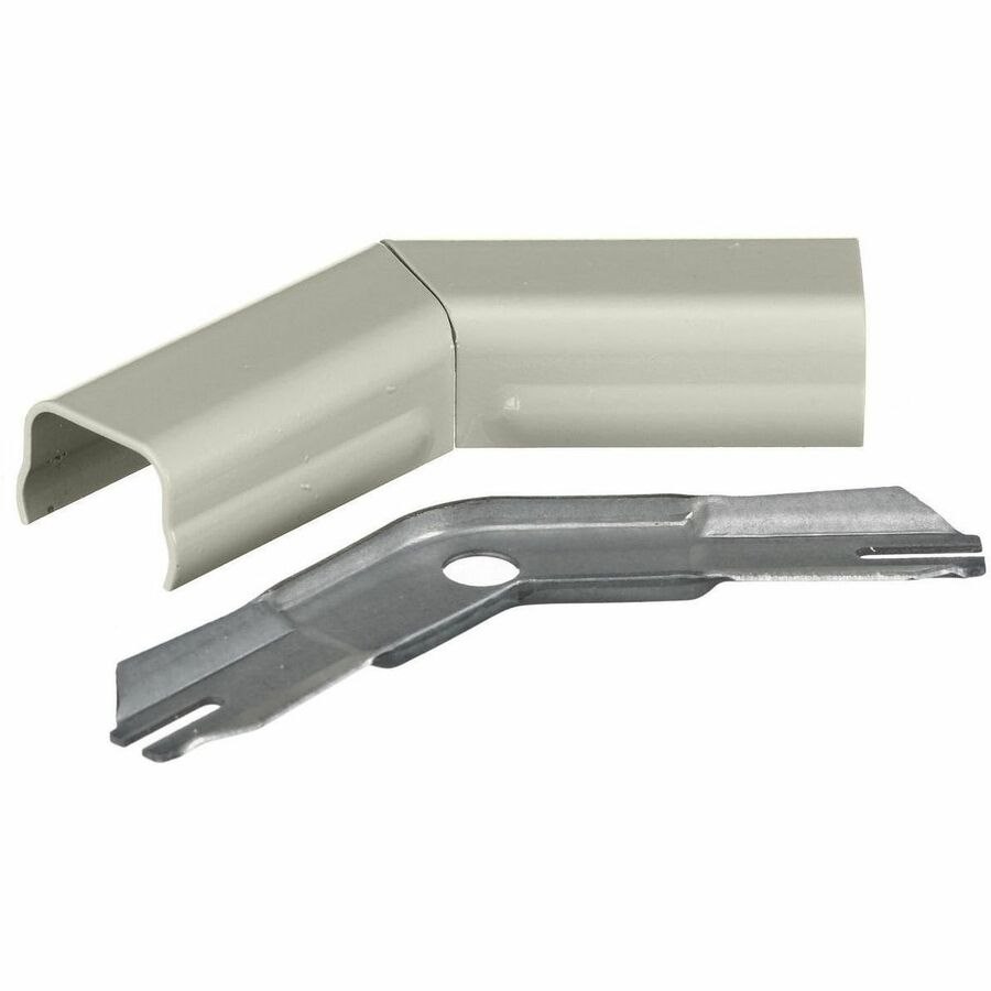 Bryant Metal Raceway, 45 Degree Flat Elbow, HBL500 Series, Ivory