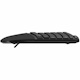 Kensington Pro Fit Ergo KB675 EQ TKL Keyboard - Wireless Connectivity - USB Interface - Black