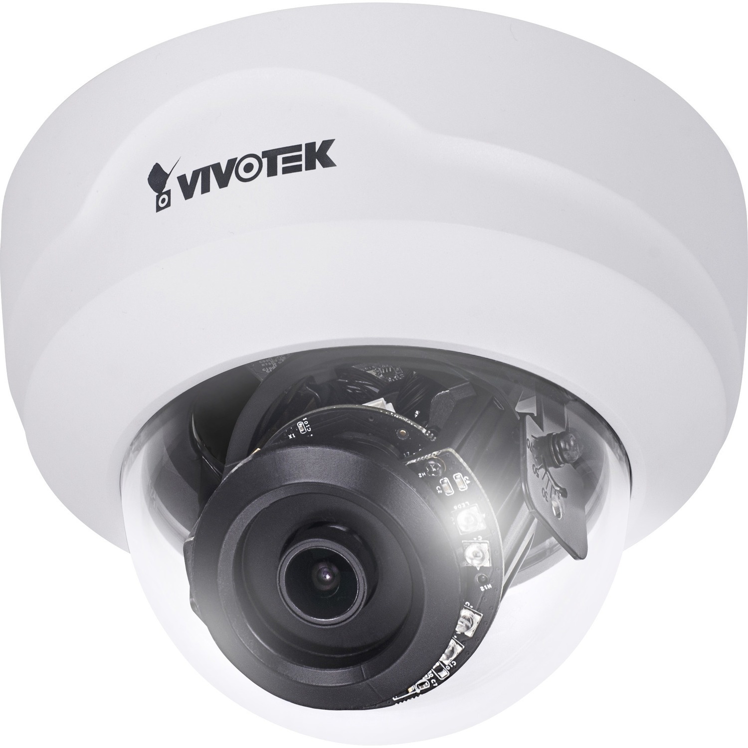 Vivotek FD8169A 2 Megapixel Indoor HD Network Camera - Color, Monochrome - Dome
