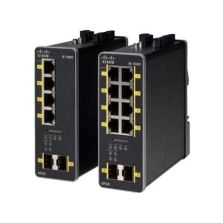 Cisco 1000 IE-1000-8P2S-LM 8 Ports Manageable Ethernet Switch - Gigabit Ethernet, Fast Ethernet - 1000Base-X, 10/100Base-TX - Refurbished