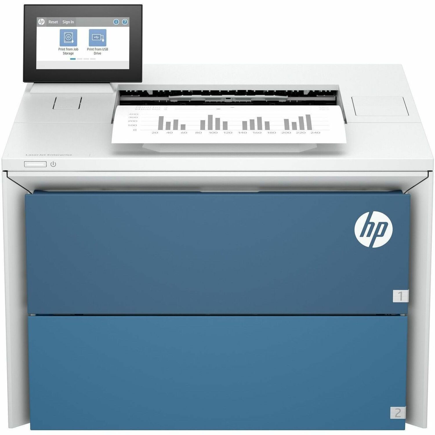 HP LaserJet Enterprise 5502dn Wired Laser Printer - Monochrome