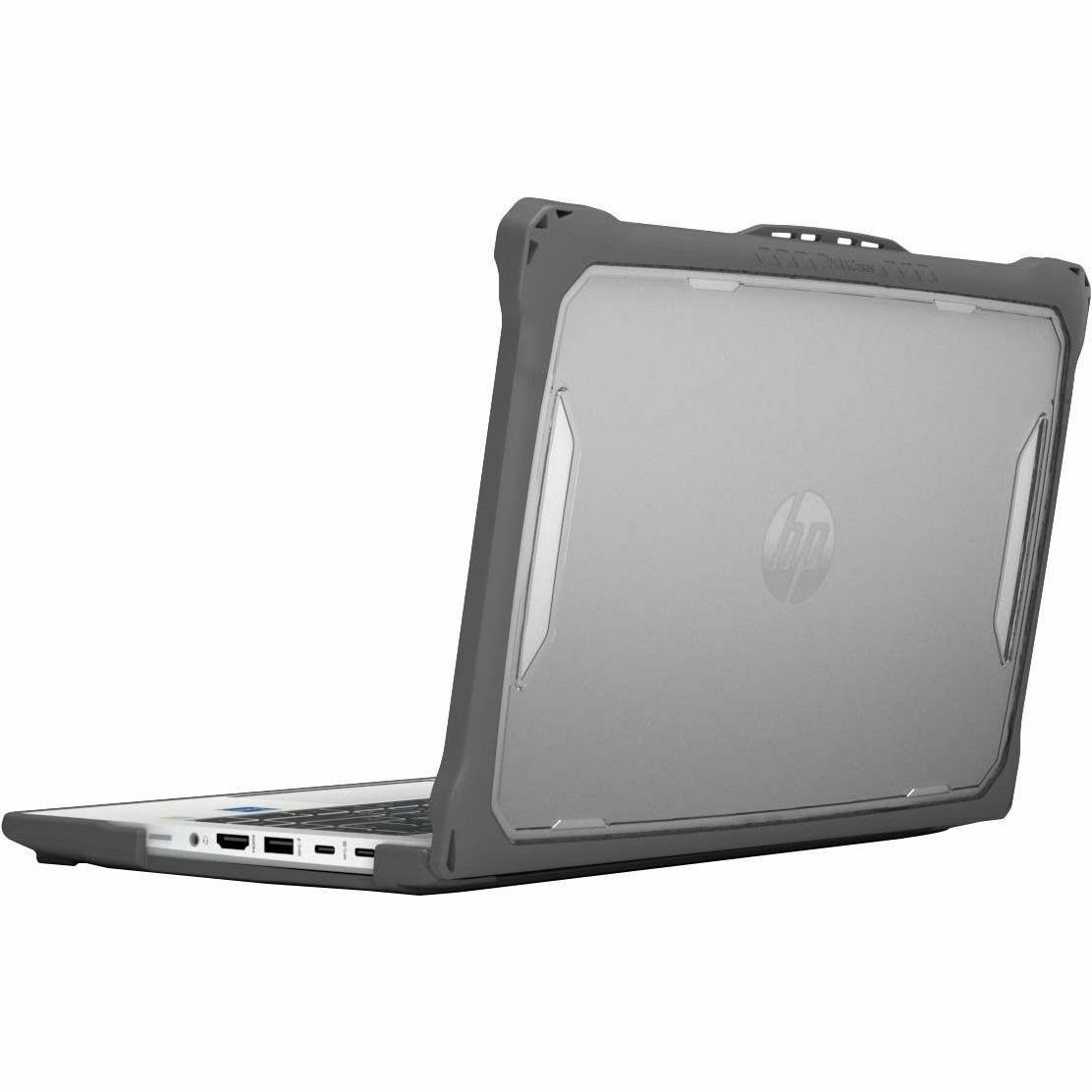 MAXCases Extreme Shell-F2 Slide Case for HP ProBook 440 G8/G9/G10 & ProBook 445 G8/G9/G10 14" (Gray/Clear)