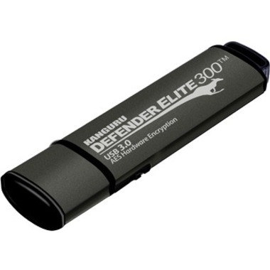 Kanguru Solutions Kanguru Encrypted Defender Elite300 64GB Usb 3.2 Gen 1 Sort