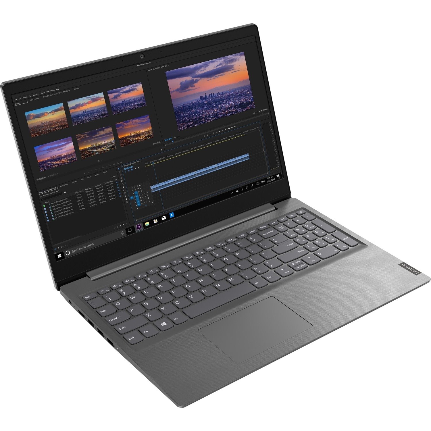 Lenovo V15-IWL 81YE009TAU 15.6" Notebook - Intel Core i5 8th Gen i5-8265U - 8 GB - 256 GB SSD - English Keyboard - Textured Iron Gray