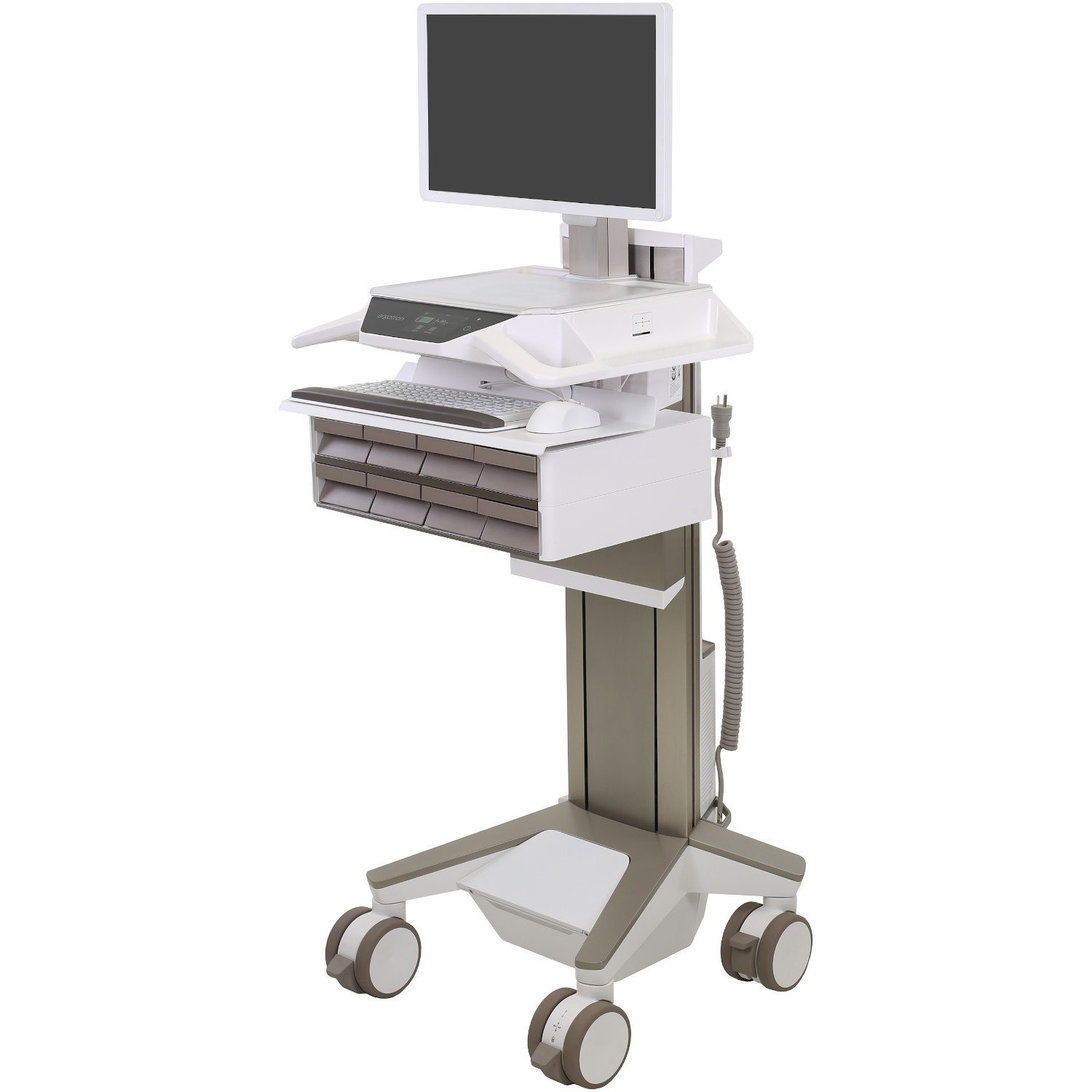 Ergotron CareFit Pro Electric Lift Cart LiFe PW