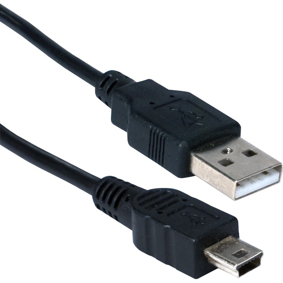 QVS USB Mini-B Sync & Charger High Speed Cable